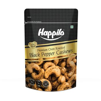Happilo Premium International Black Pepper Cashews 50g