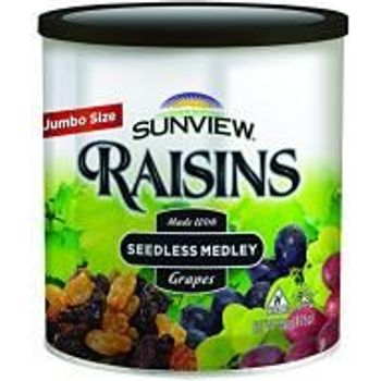 Jumbo Seedless Medley Raisins 3 15oz Canisters