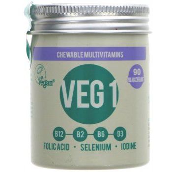The Vegan Society - Veg1 Vegan Supplement, Multivitamin (90 chewables) | Exp: 02/2026