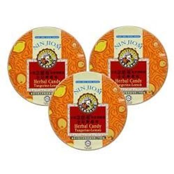 Nin Jiom Herbal Candy Tangerinelemon Kamkat Flaour Tin 60g