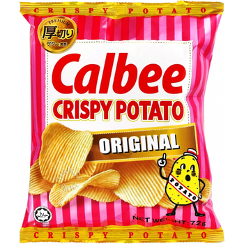 Calbee Crispy Potato Chips Original 72g