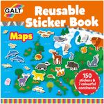 Galt Reusable Sticker Book Maps