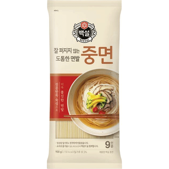CJ Beksul Wheat Noodle Regular Round 900g