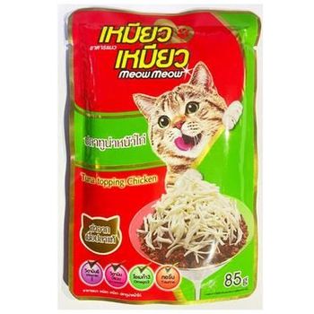 Meow Pouch Cat Tuna Chicken Flavor 85g