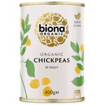Biona Organic Canned Chick Peas 400g