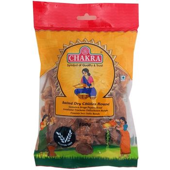 Chakra Salted Dry Chillies Round 100g