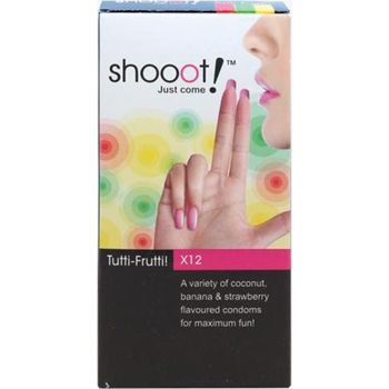 Shooot Condoms Tutti Fruiti 12pcs