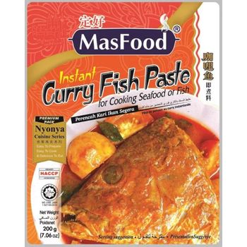 MasFood Instant Curry Fish Paste 200g