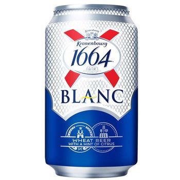 Kronenbourg 1664 Blanc beer can 330ml