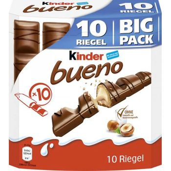 Kinder Bueno Chocolate Bars 10 Pieces 215g