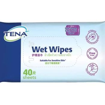 Tena Wet Wipes 40 Sheets