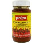Priya Red Chilli Pickle In Oil With Garlic 300g