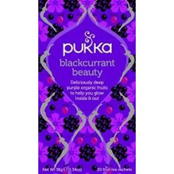 Pukka Herbs - Organic Herbal Tea, Blackcurrant Beauty Tea (20 teabags)