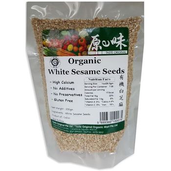 Taste Original - Organic White Sesame Seed 200g
