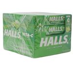 Gula-gula Perisa Limau nipis Halls Vita-C (20 x 34g)