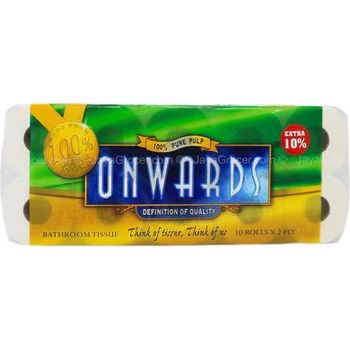 Onwards Bathroom Tissue 300 Sheets x 10 Rolls