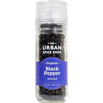 The Urban Spice Shop Organic Black Pepper Whole 53g