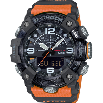Casio GGB100-1A9 G-shock Mudmaster Black X Orange Watch