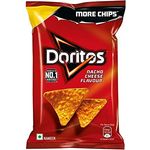 Doritos Nacho Chips Nacho Cheese Flavour Crunchy Crispy Snacks 82.5g