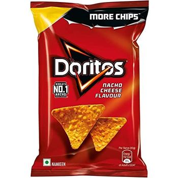Doritos Nacho Chips Nacho Cheese Flavour Crunchy Crispy Snacks 82.5g