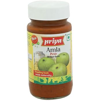 Priya Pickle Amla Without Garlic 300g