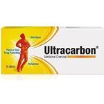 Ultracarbon 250mg For Fast Relief Of Diarrhoea Food Poisoning Flatulence 20 Tablets
