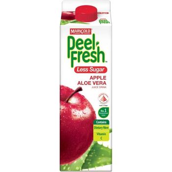 Marigold Peel Fresh Juice Apple Aloe Vera Less Sugar 1l
