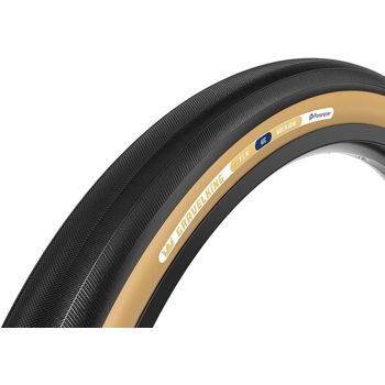 PANARACER Tire GravelKing Slick TLR Black/Brown 28" 700 x 35c