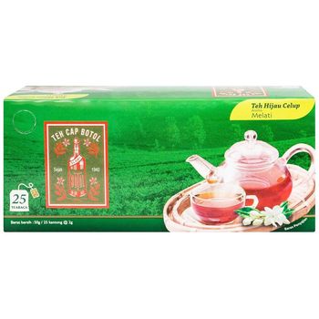 Teh Cap Botol Green Pack Tea Bags 25pcs 2g