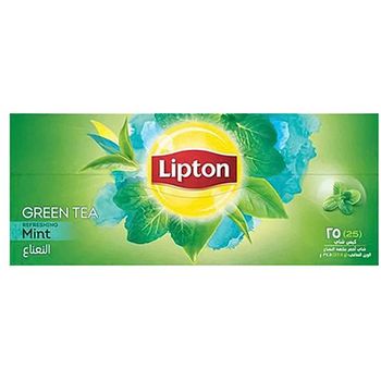 Lipton Green Tea Mint 25 Tea Bags 1.5g