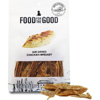 Food for the Good Air Dried Chicken Breast Cat & Dog Treats 300g