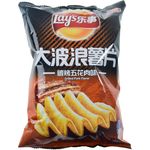 Lay's Wavy Potato Chips - Grilled Pork Flavour
