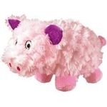 Kong Barnyard Cruncheez Pig Plush Dog Toy
