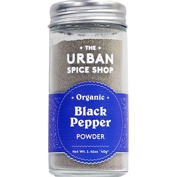 The Urban Spice Shop Organic Black Pepper Powder 40g
