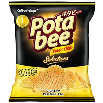 Potabee Salted Egg Potato Chips 68g