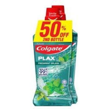 Colgate Plax Mouthwash Freshmint 2pcs 750ml