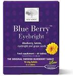 New Nordic Manufacturing Blue Berry Eyebright Natural Supplement 60 Tablets