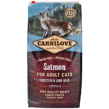 Carnilove Salmon for Adult Cats Sensitive and Long Hair 2kg