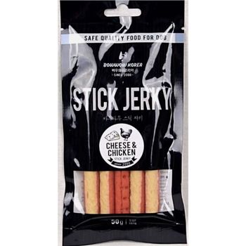 Bow Wow Dog Treat Cheese & Chicken Stick 50g