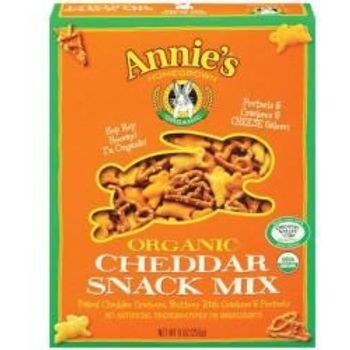 Annie's Homegrown Snack Mix Bunny Chdr Org 255g