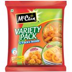 McCain Variety Pack Chilli Garlic Potato Smiles and Masala Fries 550g