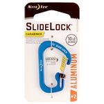 Nite Ize SlideLock Carabiner Aluminum 2 Blue