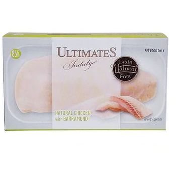 Ultimates Indulge Cat Natural Chicken with Barramundi 85g