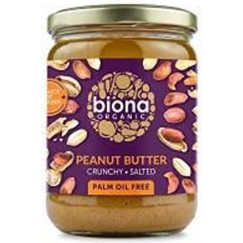 Biona Organic Peanut Crunchy Butter 500g