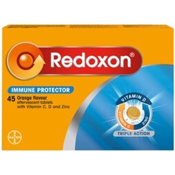 Redoxon Triple Action Orange Flavour Effervescent 45 Tablets