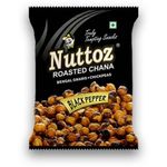 Nuttoz Roasted Chana Black Pepper 150g