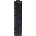 Fabric Silicone Slip-On Handlebar Grips Black