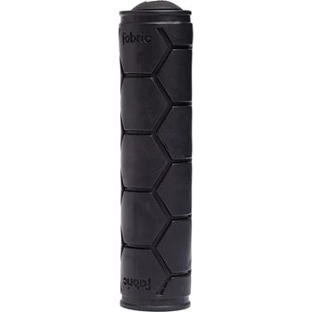 Fabric Silicone Slip-On Handlebar Grips Black