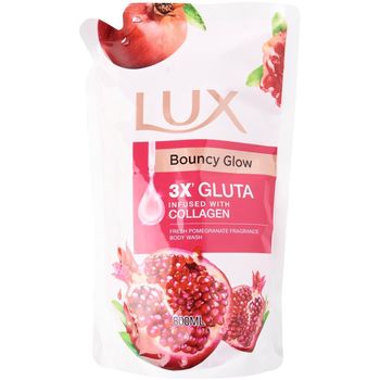 Lux Bodywash Refill Bouncy Glow 800ml