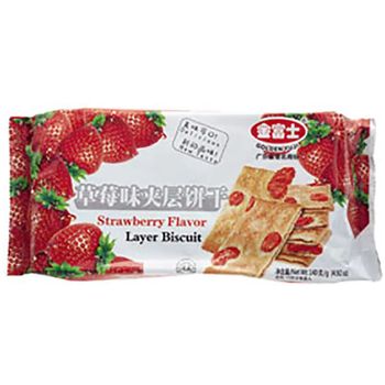Golden Fuji Strawberry Biscuit